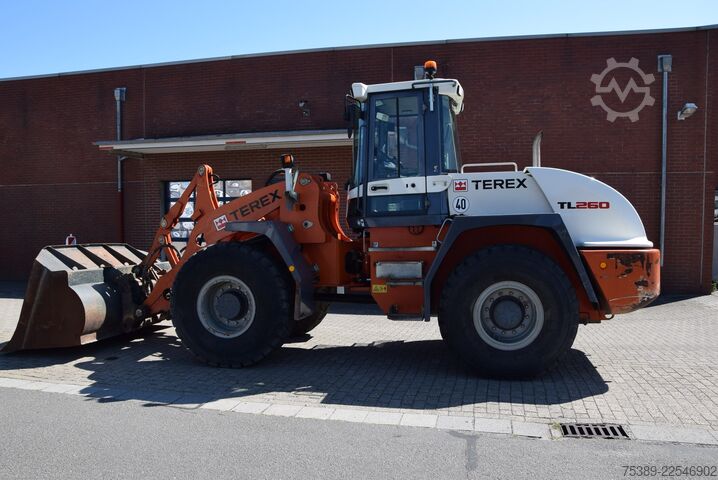 Carregadora de rodas Terex Radlader TL 260 Schauf Waage Klima SW ZSA 40KMH