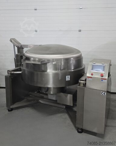 Et işleme makinesi Sind Hydraulic automatic tilting kettle 600l