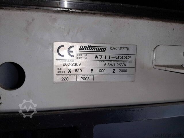 Máquina de moldagem por injeção KraussMaffei KM 150-1000 C1