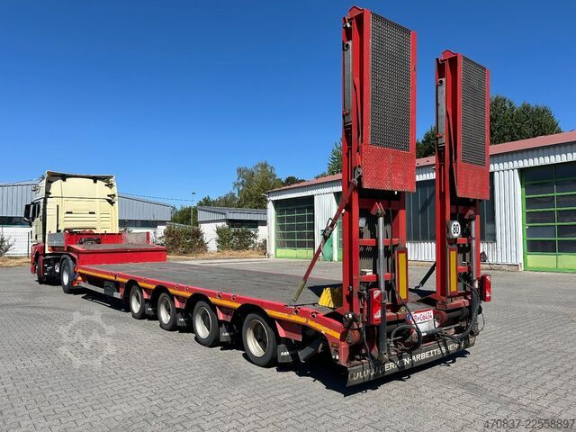 Lavt bygger sættevogn FAYMONVILLE STN-4UBX / hydr. Hubbed / Funk / Seilwinde