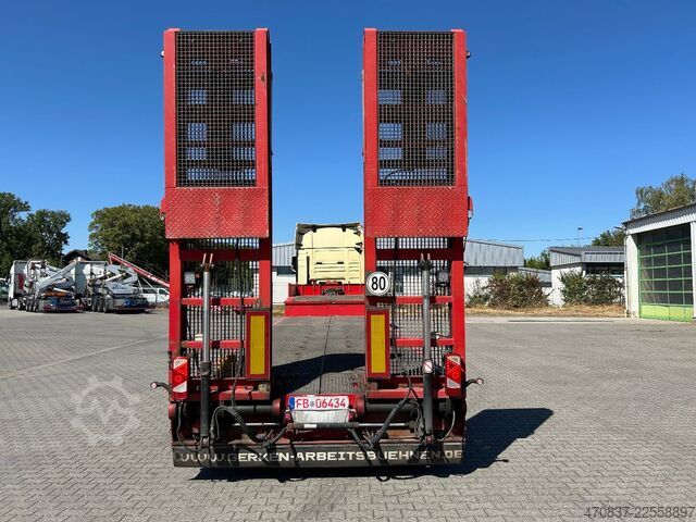 Lavt bygger sættevogn FAYMONVILLE STN-4UBX / hydr. Hubbed / Funk / Seilwinde