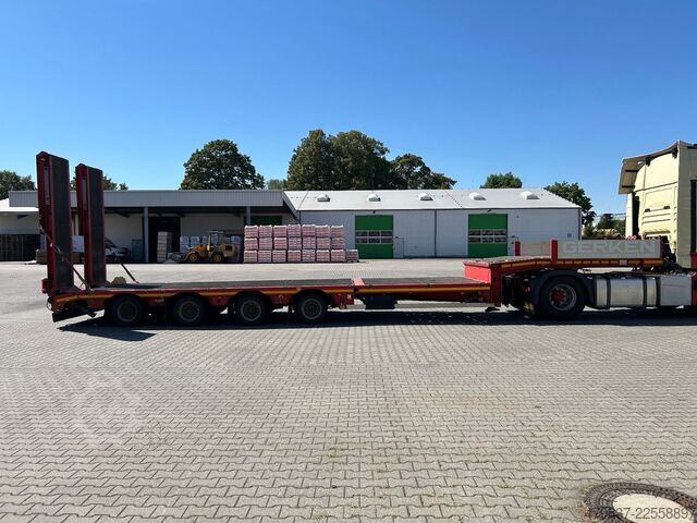 Lavt bygger sættevogn FAYMONVILLE STN-4UBX / hydr. Hubbed / Funk / Seilwinde