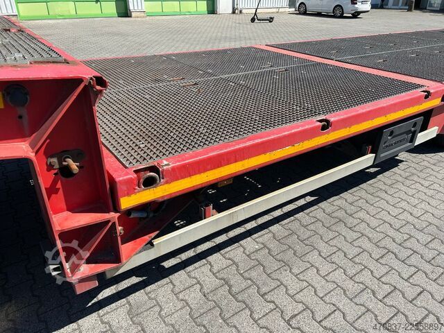 Lavt bygger sættevogn FAYMONVILLE STN-4UBX / hydr. Hubbed / Funk / Seilwinde