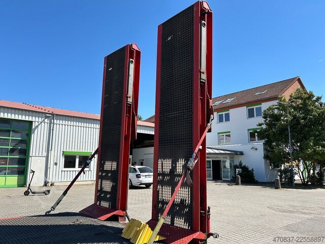 Lavt bygger sættevogn FAYMONVILLE STN-4UBX / hydr. Hubbed / Funk / Seilwinde