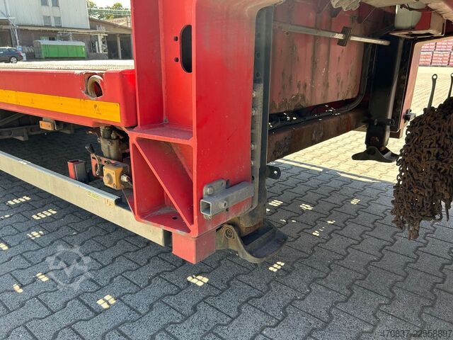 Lavt bygger sættevogn FAYMONVILLE STN-4UBX / hydr. Hubbed / Funk / Seilwinde