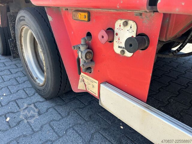 Lavt bygger sættevogn FAYMONVILLE STN-4UBX / hydr. Hubbed / Funk / Seilwinde