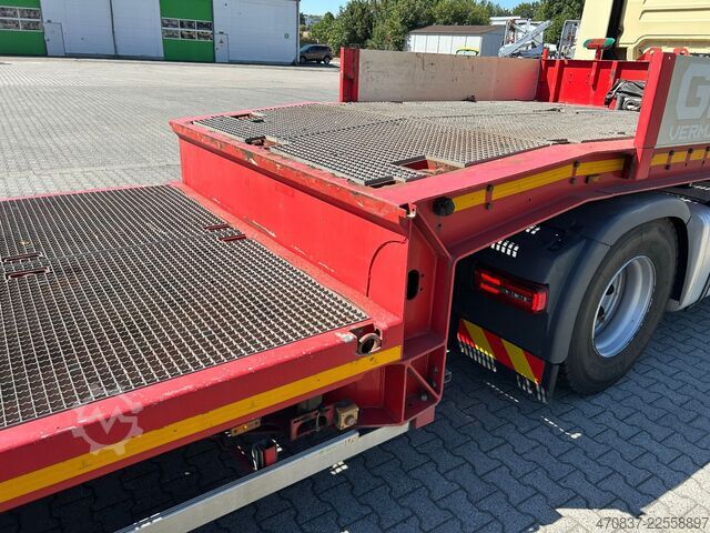 Lavt bygger sættevogn FAYMONVILLE STN-4UBX / hydr. Hubbed / Funk / Seilwinde
