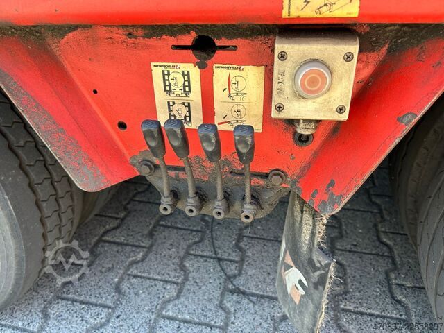 Lavt bygger sættevogn FAYMONVILLE STN-4UBX / hydr. Hubbed / Funk / Seilwinde