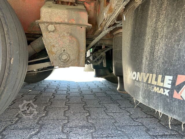 Lavt bygger sættevogn FAYMONVILLE STN-4UBX / hydr. Hubbed / Funk / Seilwinde