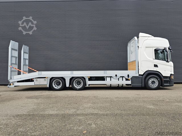 Bergingsvoertuig Scania G500 6X2 / OPRIJ - MACHINE TRANSPORT / RETARDER