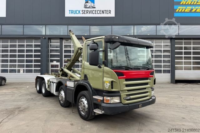 Hakowiec SCANIA P420 8x4 Meiller