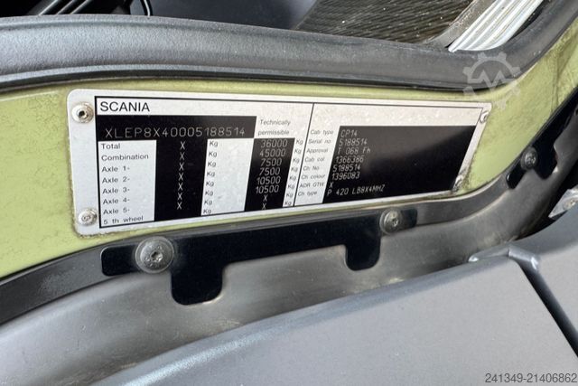 Hakowiec SCANIA P420 8x4 Meiller