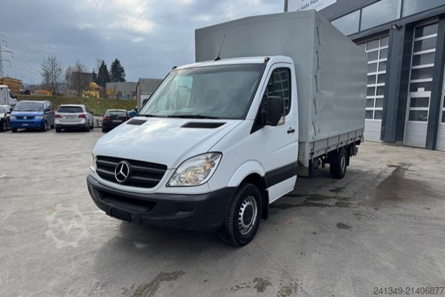 Samochód dostawczy z plandeką MERCEDES-BENZ Sprinter 316 Hebebühne
