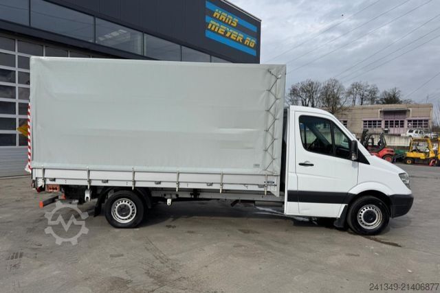 Samochód dostawczy z plandeką MERCEDES-BENZ Sprinter 316 Hebebühne