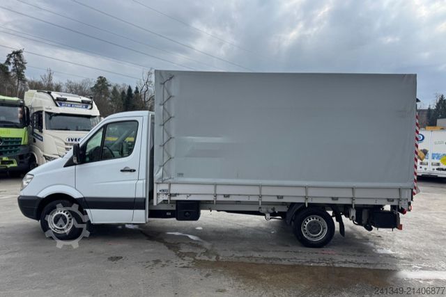 Samochód dostawczy z plandeką MERCEDES-BENZ Sprinter 316 Hebebühne