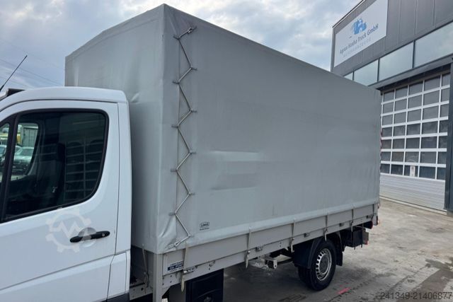 Samochód dostawczy z plandeką MERCEDES-BENZ Sprinter 316 Hebebühne