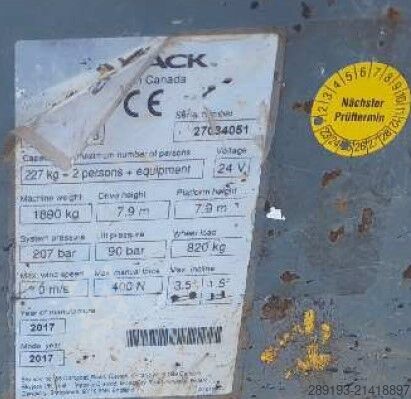 Hoogwerker knikmachines Skyjack SJ III 3226 Elektro 9,90 m