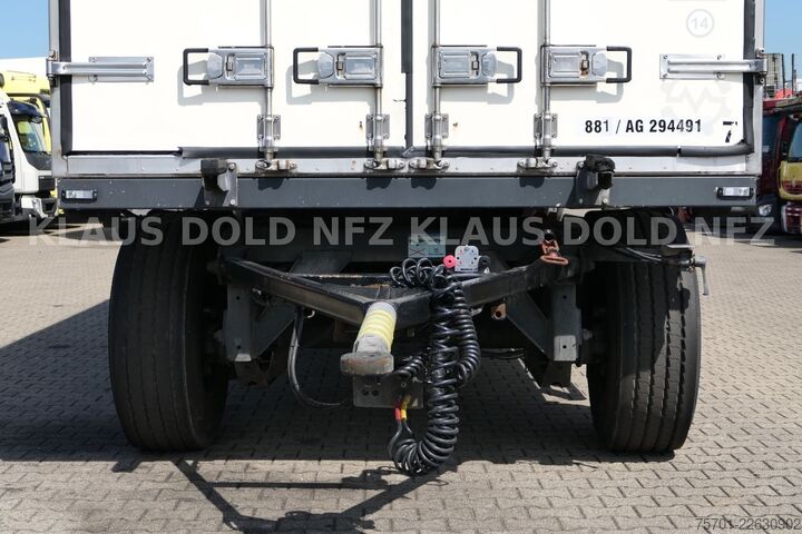 Dobozos pótkocsi ACKERMANN-FRUEHAUF A 18/ 7.0 E Koffer 42m³ Durchladesystem