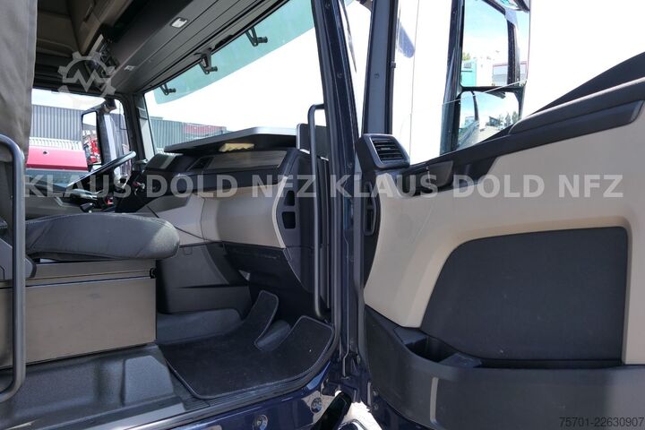 Platós teherautó ponyvával MAN TGX 26.510 PP Retarder XL-Tank Mitnahmestapler