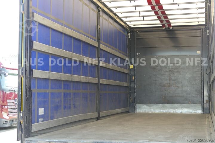 Platós teherautó ponyvával MAN TGX 26.510 PP Retarder XL-Tank Mitnahmestapler
