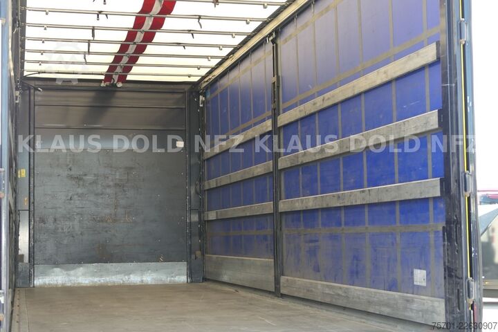 Platós teherautó ponyvával MAN TGX 26.510 PP Retarder XL-Tank Mitnahmestapler