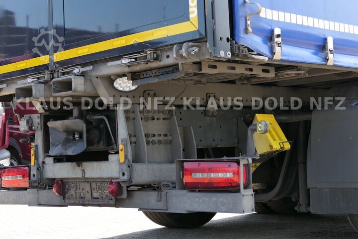 Platós teherautó ponyvával MAN TGX 26.510 PP Retarder XL-Tank Mitnahmestapler