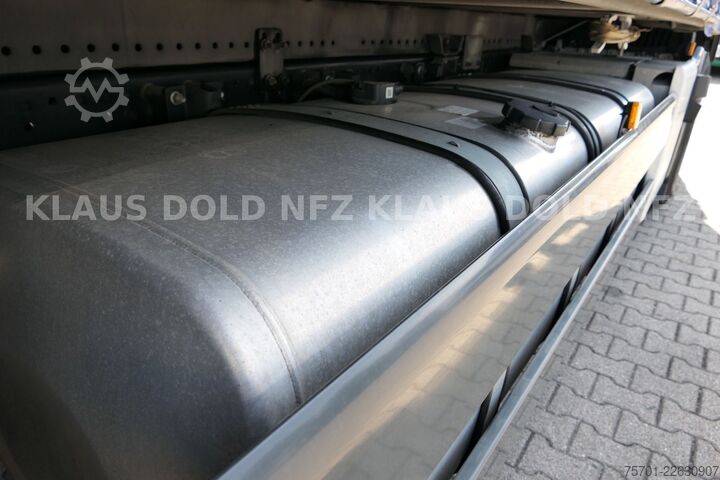 Platós teherautó ponyvával MAN TGX 26.510 PP Retarder XL-Tank Mitnahmestapler
