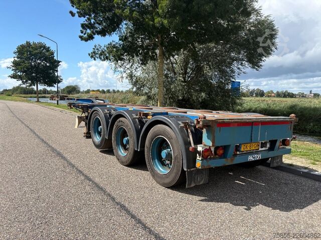 Transport av containrar Pacton T3-010 Multi Chassis / BPW Axles / Liftaxle / N...