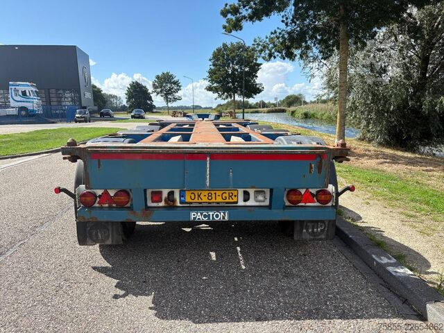 Transport av containrar Pacton T3-010 Multi Chassis / BPW Axles / Liftaxle / N...