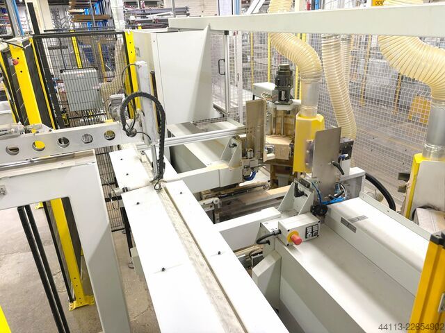 CNC-kap- och tappanläggning OMGA + BALESTRINI + GANNOMAT Optima + Fox Lynk + Injecta