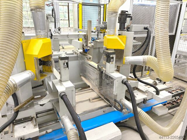 CNC-kap- och tappanläggning OMGA + BALESTRINI + GANNOMAT Optima + Fox Lynk + Injecta