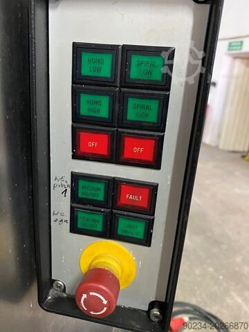 8 L Edelstahl-Homogenisiermischer Brogtec Modell MH-8 BROGTEC MH-8