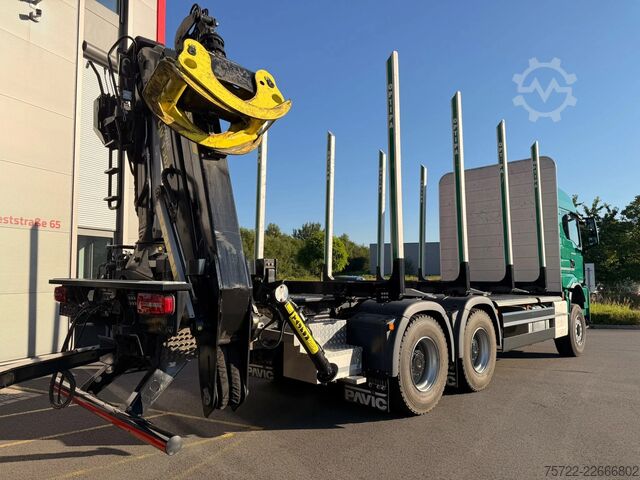 Transportador de madeira MAN TGS 33.510 6x4 BL Kurzholz 3 Monate in Gebrauch...