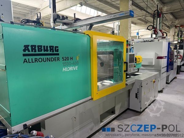 Máquina de moldagem por injeção Arburg 520H 1500-400 e²