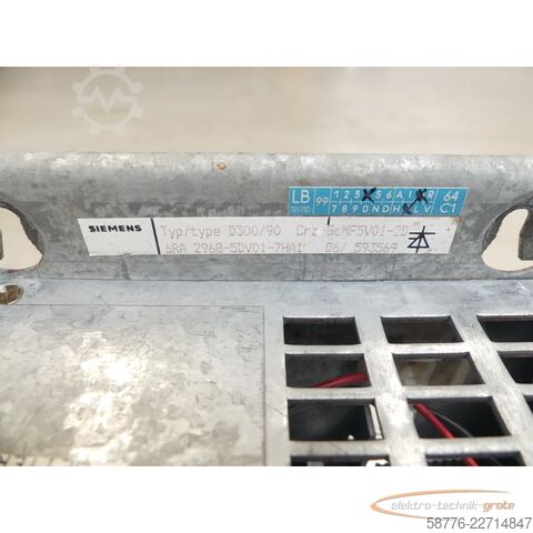 Composant Siemens D300/90 6RA2968-5DV01-7HA1 E/R-Einheit SN: Q6/593569