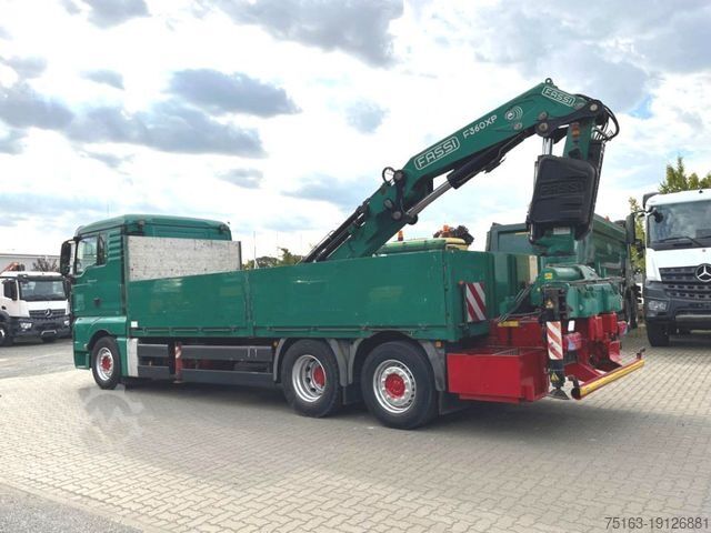Autokran MAN TG-X 26.440 6x2-2 BL Pritsche Heckkran Fassi 360
