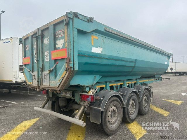 Tiptrailer Benalu Semitrailer Tipper Steel half pipe body 39m³