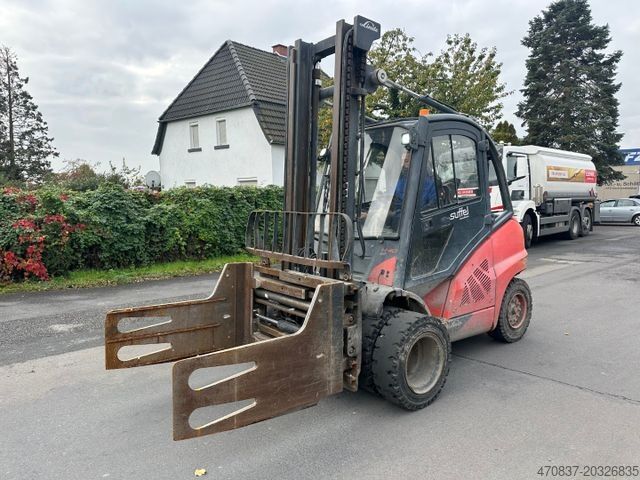 Voorlader vorkheftruck LINDE H 40 D -02 / Ballenklammer / Klima