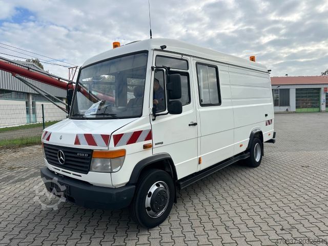 Højt tag varevogn MERCEDES-BENZ Vario 818 / Werkstatt / Kompressor / Doka