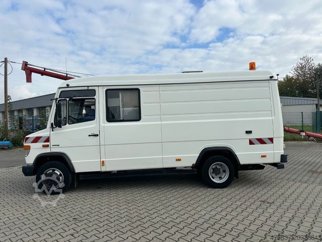 Højt tag varevogn MERCEDES-BENZ Vario 818 / Werkstatt / Kompressor / Doka