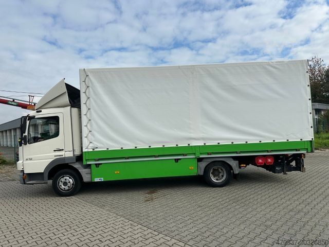 Transporter mit Pritsche & Plane MERCEDES-BENZ Atego 818 / LBW / Klima
