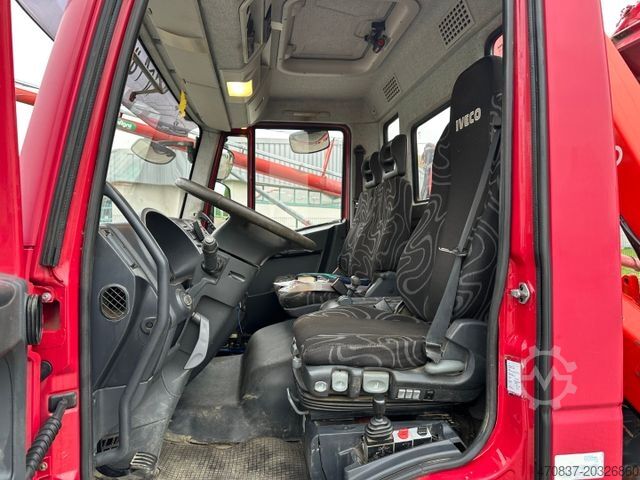 Tre-vejs tippevogn IVECO ML 80E 22  K/ Fassi F 70 + Funk / Meiller