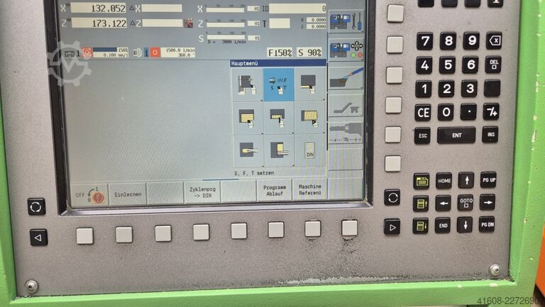 Torno CNC - comando por ciclos DMT CD 480