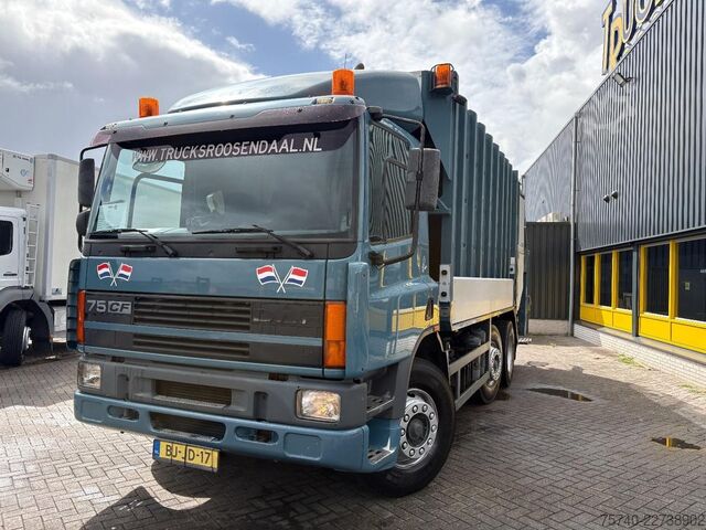 Veículo de recolha de resíduos DAF CF 75.250 + manual + 6x2 + 6cub system + euro 2