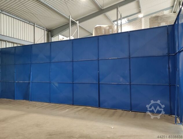 Scheidingswandsysteem voor hallen  