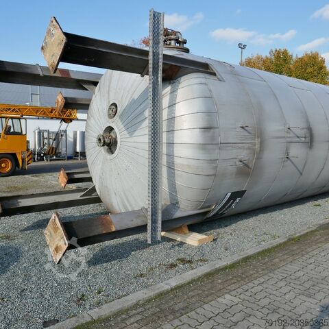 60.000 liter verwarmbare/koelbare druktank van V2A roestvrij staal Schleifenbaum & Weber 9080