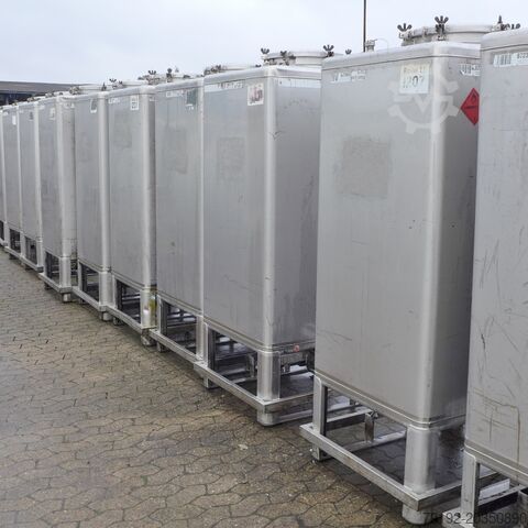 1070 liter transportcontainer gemaakt van V2A (DIN6601) Thielmann (UCON) 9064