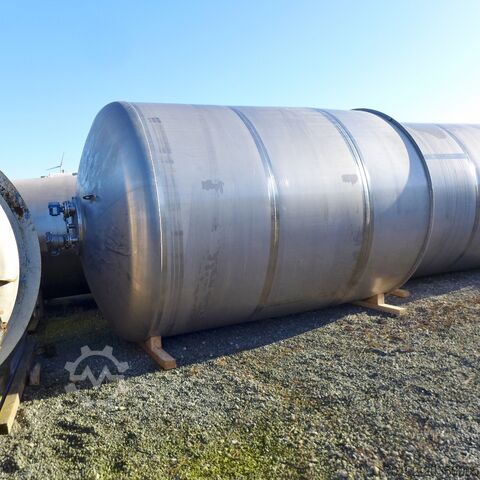 21600 liter tank gemaakt van V4A / vervaardigd volgens DIN6618 Gross Apparatebau 9010
