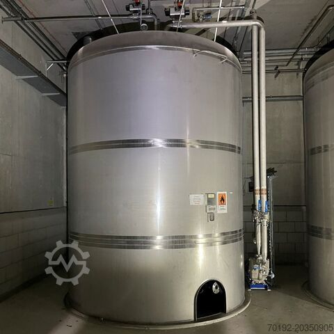21600 liter tank gemaakt van V4A / vervaardigd volgens DIN6618 Gross Apparatebau 9010