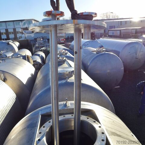 Ongebruikte 15.000 liter dubbelwandige veiligheidstank van V2A conform DIN-EN 12285-2  8977